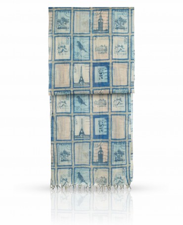 Палантин Женский W-STAMP/DENIM